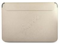 Guess PU pouzdro na počítač Saffiano 13" světle zlaté
