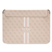 Guess PU 4G Printed Stripes Computer Sleeve 13/14" růžový