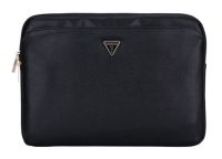 Guess PU Grained Triangle Logo Obal pro Notebook 14" černá
