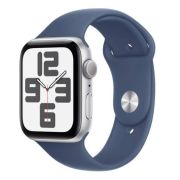 Apple Watch SE GPS 40mm Alu Sport Band S/M Silver/Denim
