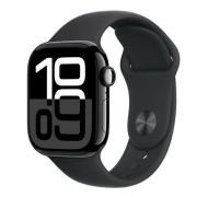 Apple Watch Series 10 GPS 42mm Alu Sport Band S/M Jet Black/Black