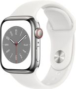 Apple Watch Series 8 41mm Nerezová ocel Silver Cellular