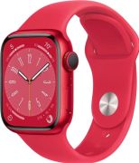 Apple Watch Series 8 41mm Nerezová ocel Red Cellular