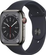 Apple Watch Series 8 45mm Nerezová ocel Graphite Cellular