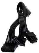 Náhradní kabel XPG napájení SATA + Molex – Core Reactor II (3× SATA, 1× Molex)
