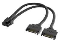 AKASA Dual SATA na 8 Pin CPU Power Adapter Cable / AK CBPW33 15