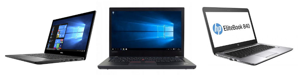 Co se týče business notebooků, mezi repasovanými notebooky se setkáváme nejčastěji s triem výrobců - Lenovo, HP a Dell. V této recenzi vám pomůžeme zorientovat se v základních parametrech modelů se sedmou generací procesoru Intel Core. Všechny patří k vlajkovým lodím výrobce a ani jeden z uvedených modelů vás nezklame. Přesto se v některých rysech liší a níže uvedené srovnání vám může pomoct vybrat si model, který vám sedne nejlépe. 